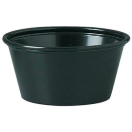 Miski na Sos PP Czarni 60ml Ø6,6cm (125 Sztuk) 
