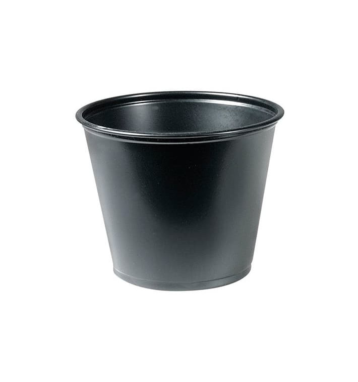 Miski na Sos PP Czarni 165ml Ø7,3cm (2500 Sztuk) Miski na Sos PP Czarni 165ml Ø7,3cm (2500 Sztuk)