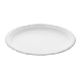 Talerz Trzciny Cukrowej Białe Ø260mm (400 Sztuk)