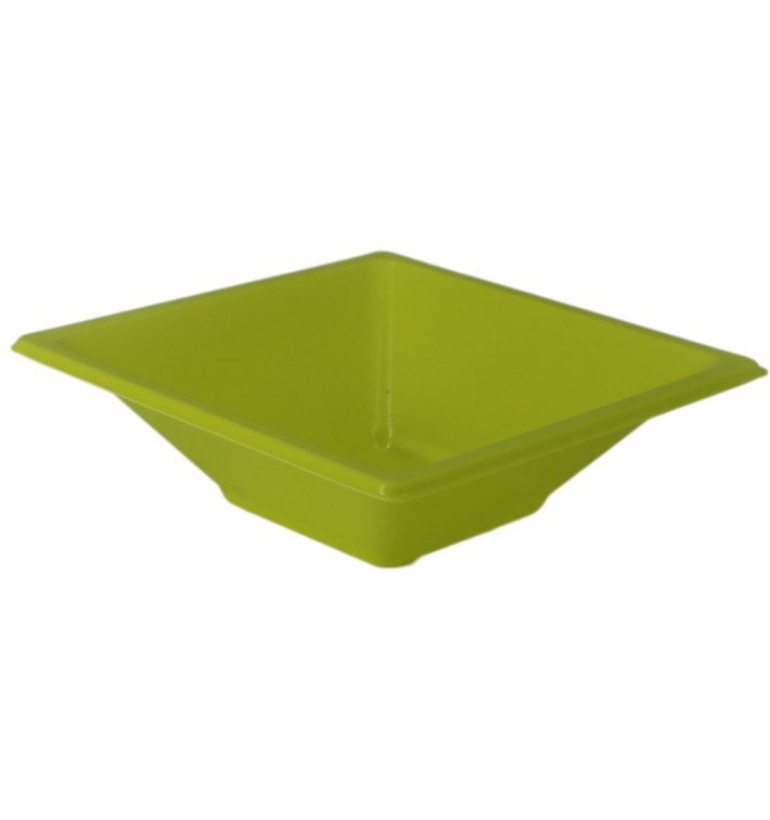Miski Plastikowe PS Kwadratowi Pistacja 12x12cm (720 Sztuk) Miski Plastikowe PS Kwadratowi Pistacja 12x12cm (720 Sztuk)