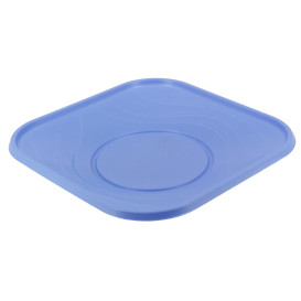 Talerz Plastikowe PP "X-Table" Kwadratowi Fioletowa 180mm (8 Sztuk)