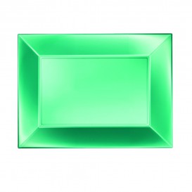 Tacki Plastikowe Zielone Nice Pearl PP 280x190mm (240 Sztuk)