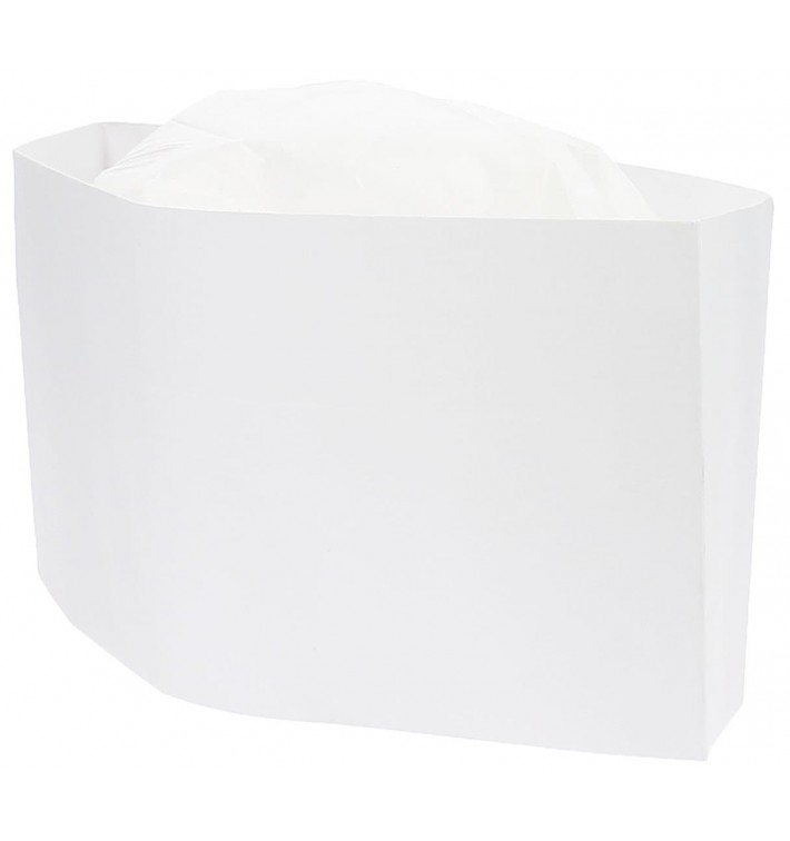 Disposable Chef Hat Pill Box White (1000 Units)