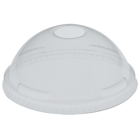 Dekiel do Kubka z Otworem PET Szkło Ø9,2cm (100 Sztuk)