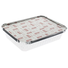 Pokrywka do Tacki Aluminowe 6C. 590ml (100 Sztuk)