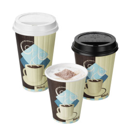Pokrywka do Czarni z Otworem Kubki 12,16 i 20 Oz Ø8,9cm (100 Sztuk)