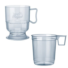 Filiżanki Plastikowe Sztywni Przezroczyste 250 ml (1000 Sztuk)