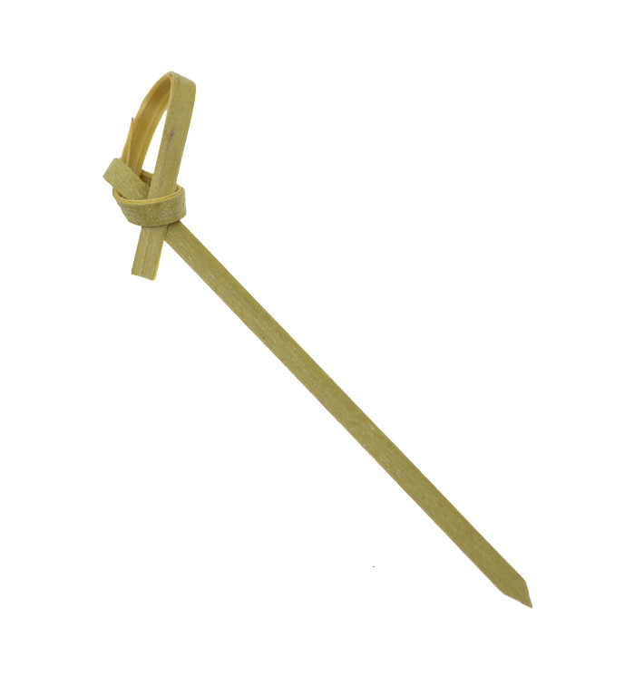 Szpikulce do Mięsa Bambusowe Dekoracje Lasso 90 mm (100 Sztuk) Szpikulce do Mięsa Bambusowe Dekoracje Lasso 90 mm (100 Sztuk)