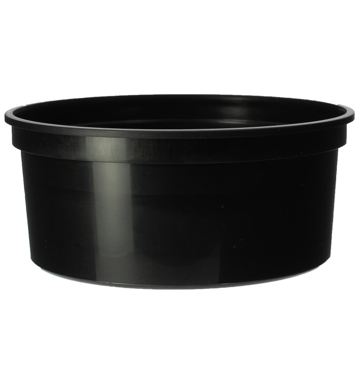 Miski Plastikowe Czarni PP 350 ml Ø11,5cm (50 Sztuk) Miski Plastikowe Czarni PP 350 ml Ø11,5cm (50 Sztuk)