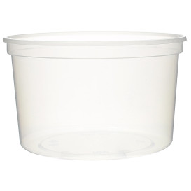 Miski Plastikowe Przezroczyste PP 500 ml Ø11,5cm (50 Sztuk)