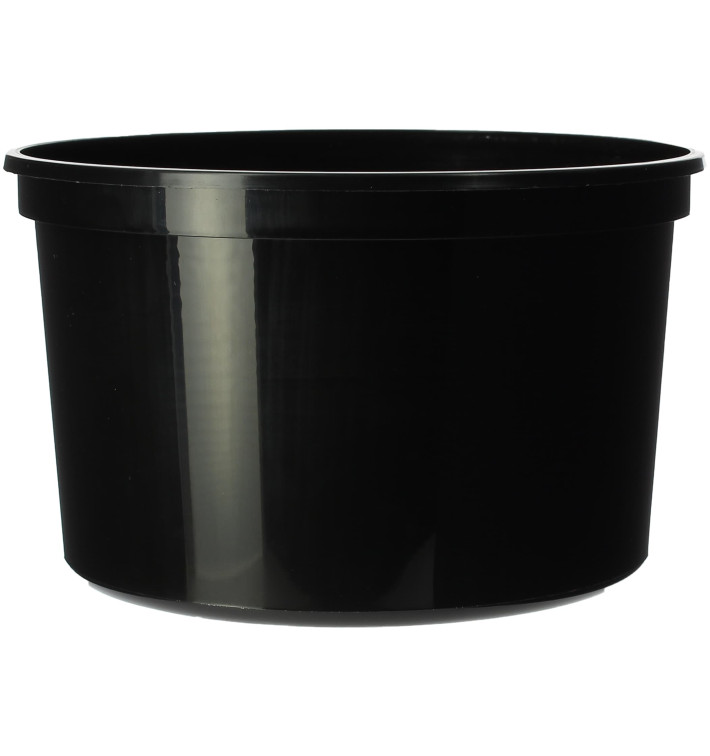 Miski Plastikowe Czarni PP 500ml Ø11,5cm (50 Sztuk) Miski Plastikowe Czarni PP 500ml Ø11,5cm (50 Sztuk)