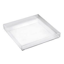 Tacki Plastikowe Tray Przezroczyste 30x30cm (1 Sztuk)