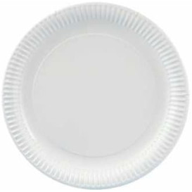 Talerz Papierowe Okrągłe Białe 380 mm (50 Sztuk)