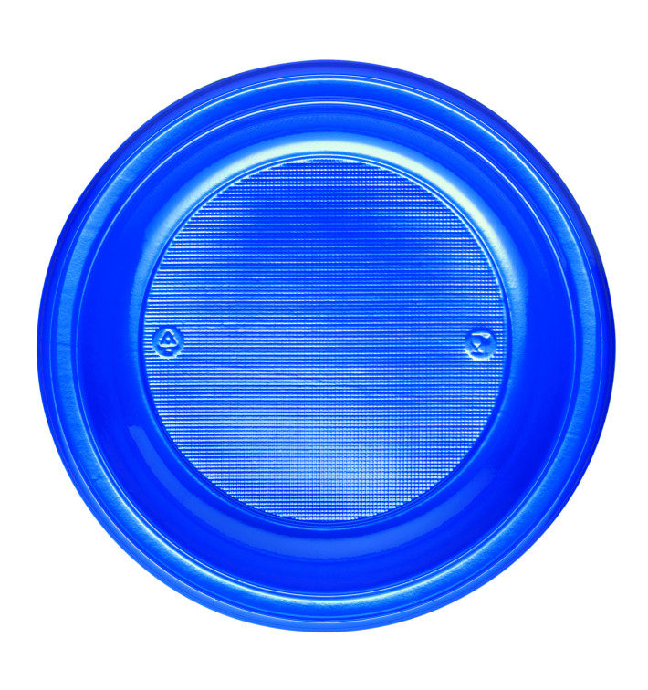 Talerz Plastikowe PS Głębokie Niebieski Ciemny Ø220mm (30 Sztuk) Talerz Plastikowe PS Głębokie Niebieski Ciemny Ø220mm (30 Sztuk)