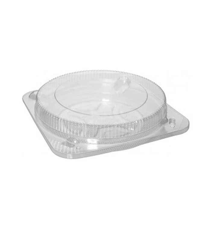 Pudełka na Ciastos Przezroczyste Ø26cm (5 Sztuk) Pudełka na Ciastos Przezroczyste Ø26cm (5 Sztuk)