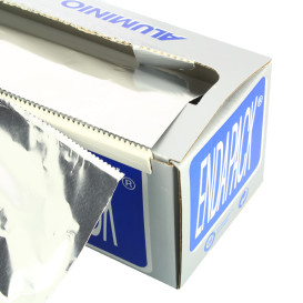 Folia Aluminowe Spożywcza 30cm x 300m 3Kg z Dozownik (6 Sztuk)
