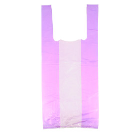 Reklamówki Plastikowe Zrywki 35x50cm Liliowa (200 Sztuk)