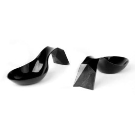 Łyżeczki do Degustacji Bon Ton Czarni 116x29mm (500 Sztuk)