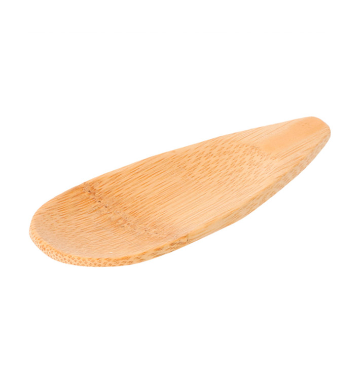 Łyżka Bambusowe do Degustacji 10x4cm (24 Sztuk) Łyżka Bambusowe do Degustacji 10x4cm (24 Sztuk)