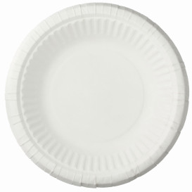 Talerz Papierowe Głębokie Białe Ø19cm (50 Sztuk)