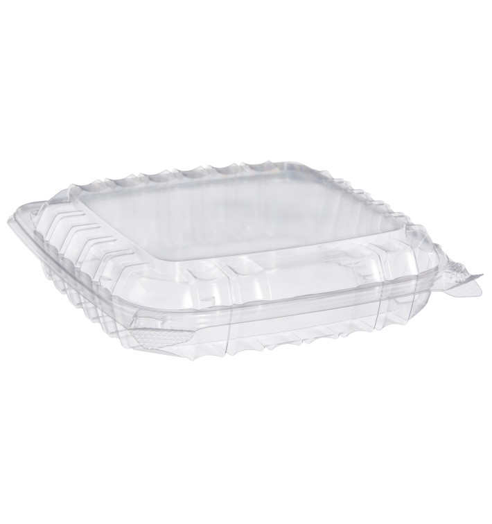 Miski z Pokrywką na Zawiasie OPS 3 C. "Clear Seal" 335ml (125 Sztuk) Miski z Pokrywką na Zawiasie OPS 3 C. "Clear Seal" 335ml (125 Sztuk)