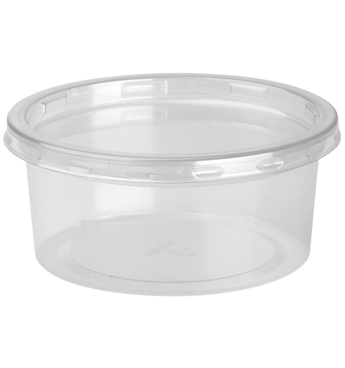 Miski rPET DeliLite z Pokrywką 7,6Oz/217ml (500 Sztuk) Miski rPET DeliLite z Pokrywką 7,6Oz/217ml (500 Sztuk)