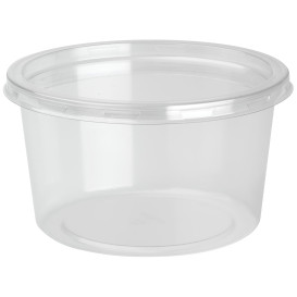 Miski rPET DeliLite z Pokrywką 19,4Oz/550ml (50 Sztuk)