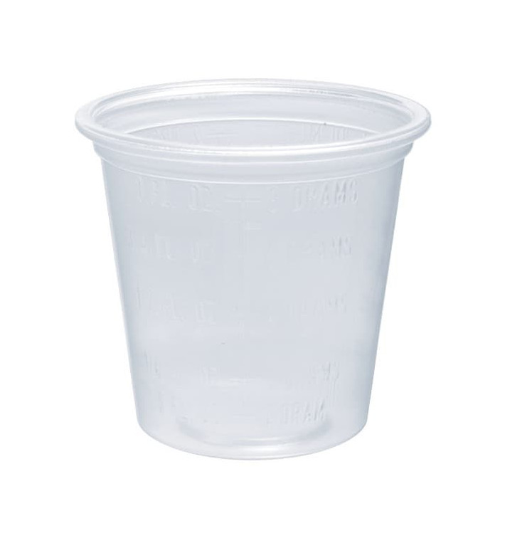 Miski na Sos PP Przezroczyste Pomiarowy 35ml Ø4,8cm (2500 Sztuk) Miski na Sos PP Przezroczyste Pomiarowy 35ml Ø4,8cm (2500 Sztuk)