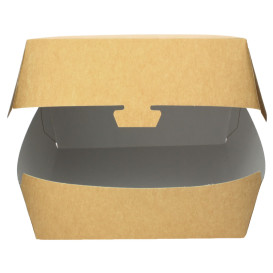 Pudełka Kraft na Hamburger Mega 18x16,5x9 cm (25 Sztuk)