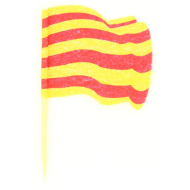Wykałaczki z Flagami "Cataluña" 65mm (14.400 Sztuk)