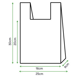 Reklamówki Plastikowe Zrywki 25x30cm Białe (200 Sztuk)