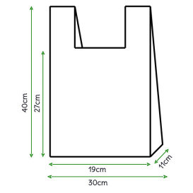 Reklamówki Plastikowe Zrywki 30x40cm Białe (6000 Sztuk)