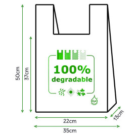 Reklamówki Plastikowe Zrywki 100% Degradowalny 35x50cm (5000 Sztuk)