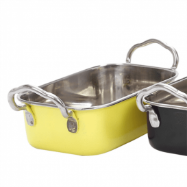 Kuweta Snackholder Stal Żółty 14,5x9,5cm (1 Sztuk)