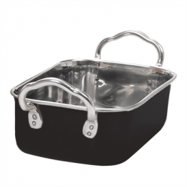 Kuweta Snackholder Stal Czarni 14,5x9,5cm (6 Sztuk)