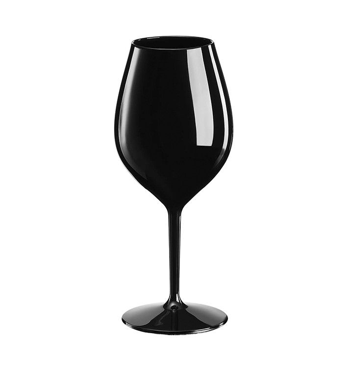 Kieliszki Wielokrotnego Użytku na Wino Tritan Czarni 510ml (1 Sztuk) Kieliszki Wielokrotnego Użytku na Wino Tritan Czarni 510ml (1 Sztuk)