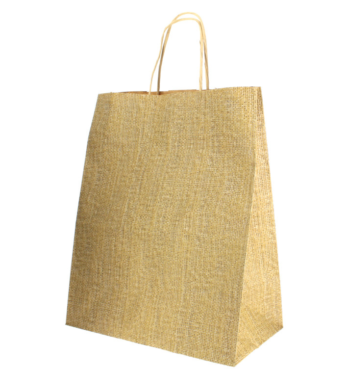 Miski Papierowe Kraft z Uchwytami 80g 26+14x32 cm (250 Sztuk) Miski Papierowe Kraft z Uchwytami 80g 26+14x32 cm (250 Sztuk)