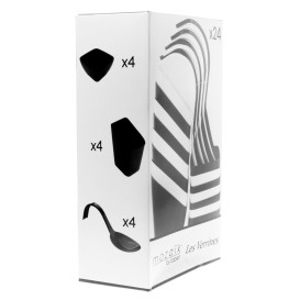 Kit Miniaturas do Degustacji Białe i Czarni 24 pzas (12 Kits)
