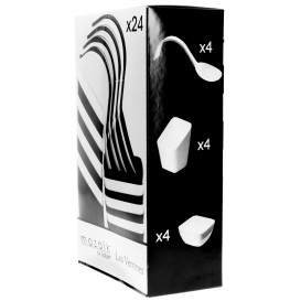 Kit Miniaturas do Degustacji Białe i Czarni 24 pzas (12 Kits)