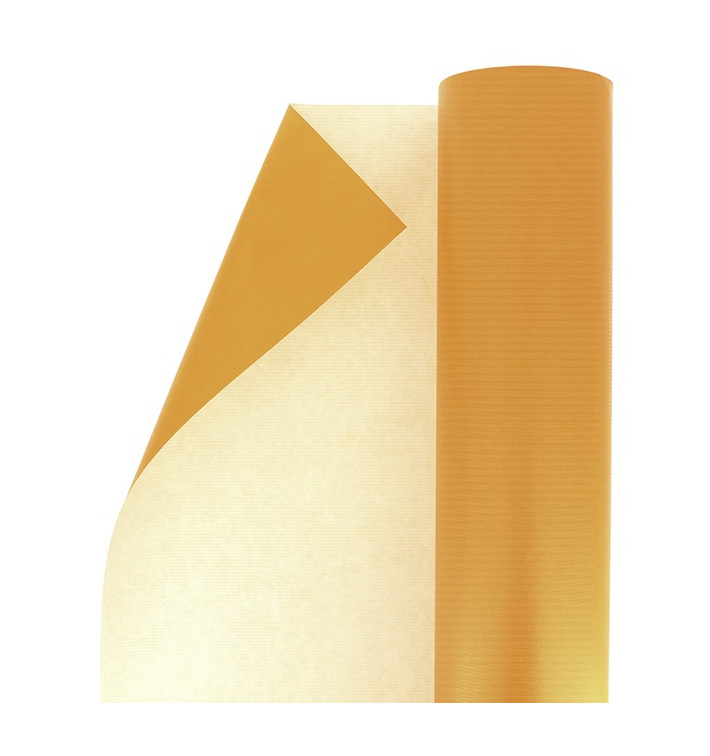 Paper Roll of Gift Wrap Cellulose Orange 100m (1 Unit) 