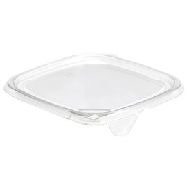Wieczko Płaskie Plastikowe na Miski PET 120x120mm (100 Sztuk)