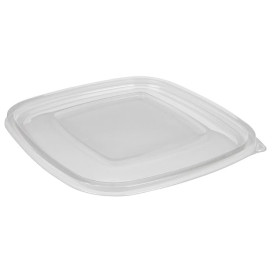 Wieczko Płaskie Plastikowe na Miski PET 190x190mm (50 Sztuk)