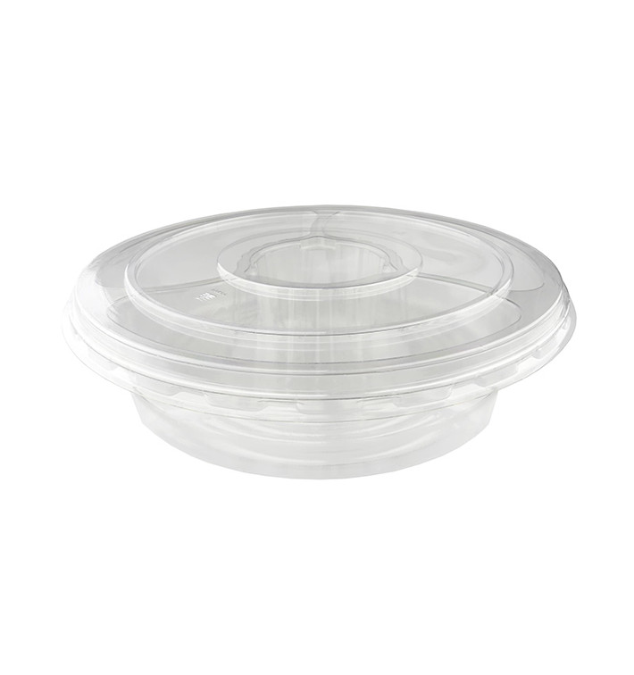 Miski Plastikowe PET 5C z Pokrywką Ø26x7cm (100 Sztuk) Miski Plastikowe PET 5C z Pokrywką Ø26x7cm (100 Sztuk)
