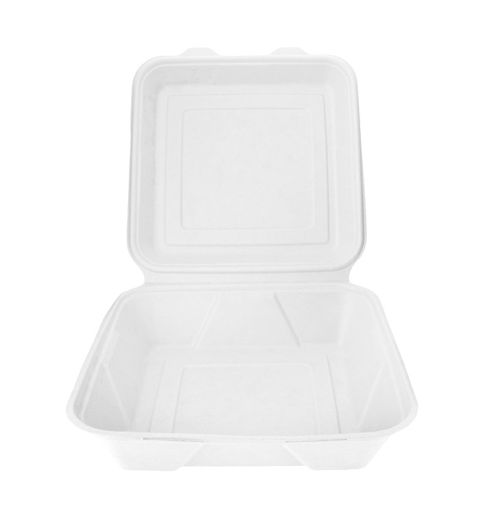 Opakowania MenuBox Trzciny Cukrowej 235x235x78mm (50 Sztuk) Opakowania MenuBox Trzciny Cukrowej 235x235x78mm (50 Sztuk)