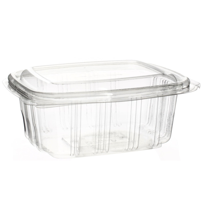 Miski Pokrywka Zawiasie PET 370ml (900 Sztuk) Miski Pokrywka Zawiasie PET 370ml (900 Sztuk)