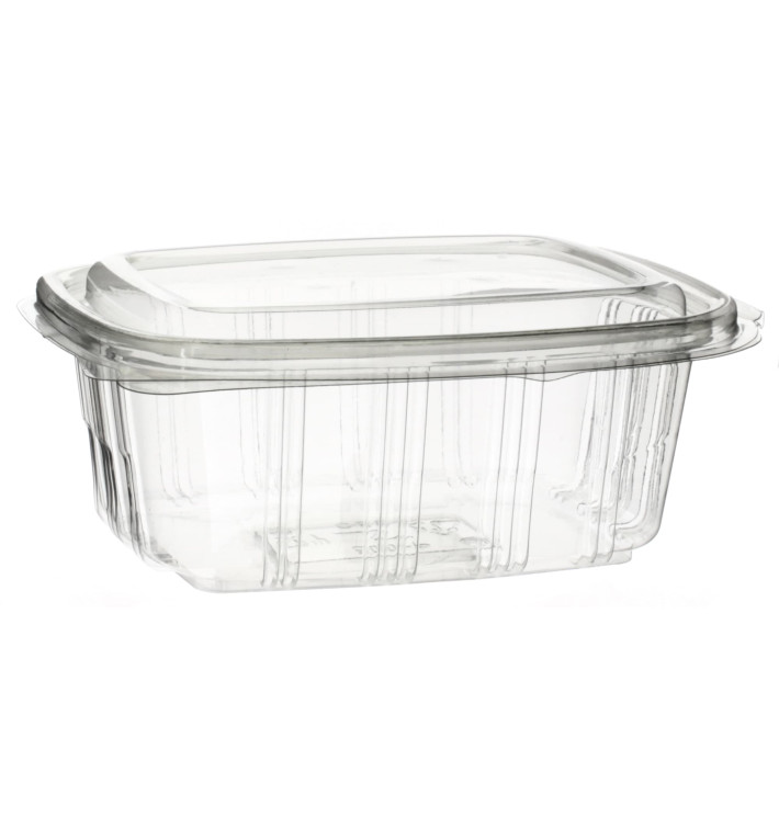 Miski Pokrywka Zawiasie PET 500ml (750 Sztuk) Miski Pokrywka Zawiasie PET 500ml (750 Sztuk)