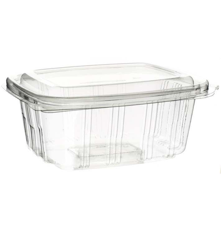 Miski Pokrywka Zawiasie PET 750ml (350 Sztuk) Miski Pokrywka Zawiasie PET 750ml (350 Sztuk)