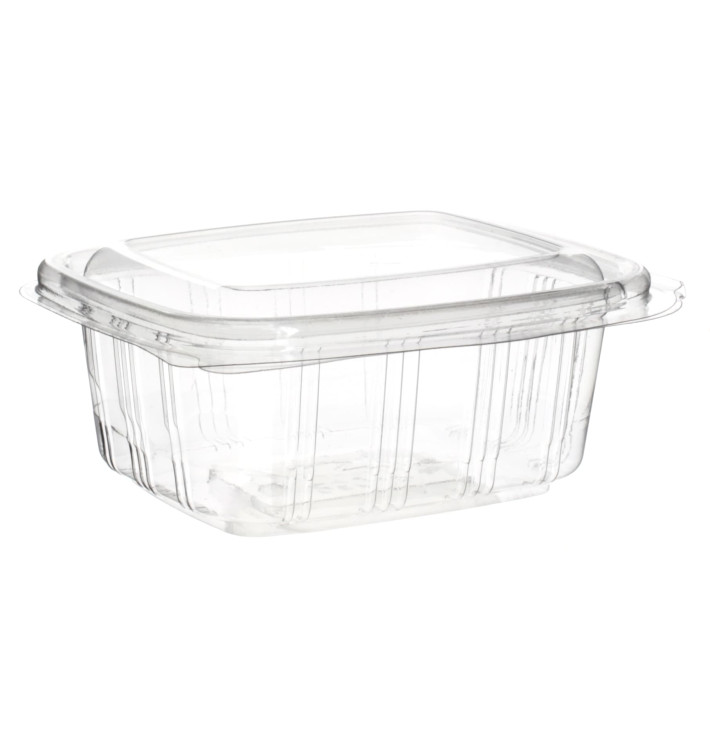 Miski Pokrywka Zawiasie PET 250ml (50 Sztuk) Miski Pokrywka Zawiasie PET 250ml (50 Sztuk)