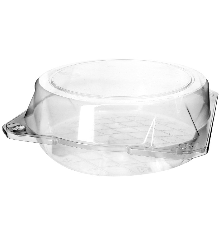 Pojemniki Pokrywka do Zawiasie Pieczenia PET Ø20x8cm (115 Sztuk) Pojemniki Pokrywka do Zawiasie Pieczenia PET Ø20x8cm (115 Sztuk)