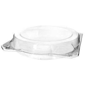 Pojemniki Pokrywka do Zawiasie Pieczenia PET Ø23x5cm (23 Sztuk)